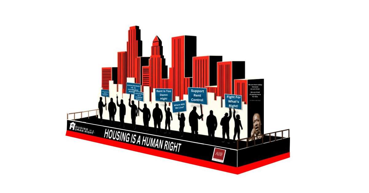 AHF MLK Day Float Shouts ‘Housing Is A Human Right’ | Business Wire